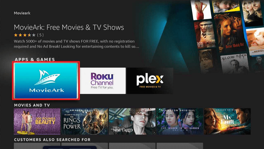 Install MovieArk on Firestick