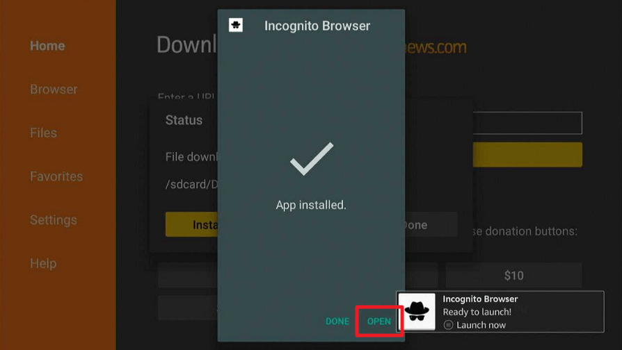 Incognito Browser