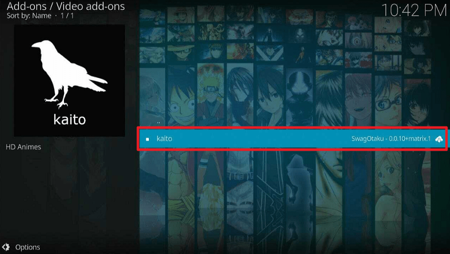 Kaito Kodi Addon 