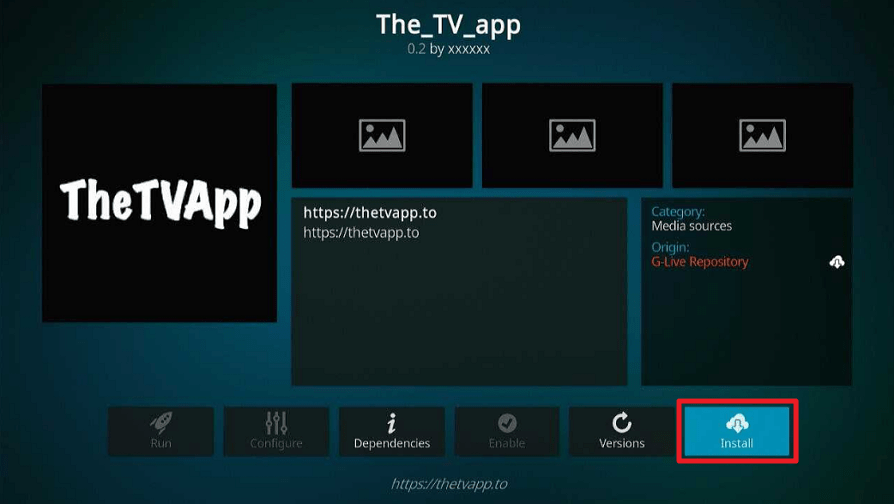 TheTVApp Kodi Addon