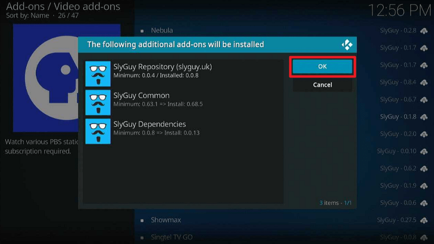 PBS Live Kodi Addon
