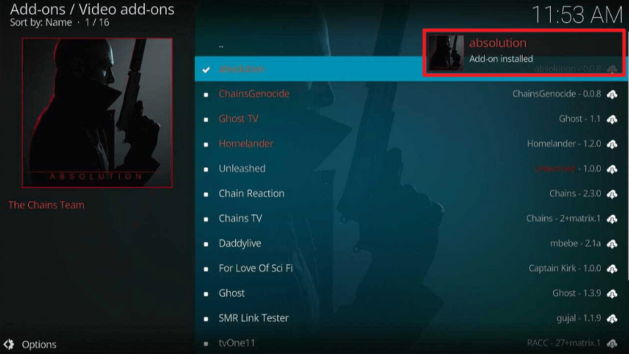 Absolution Kodi Addon