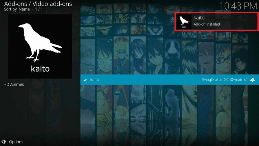 Kaito Kodi Addon 