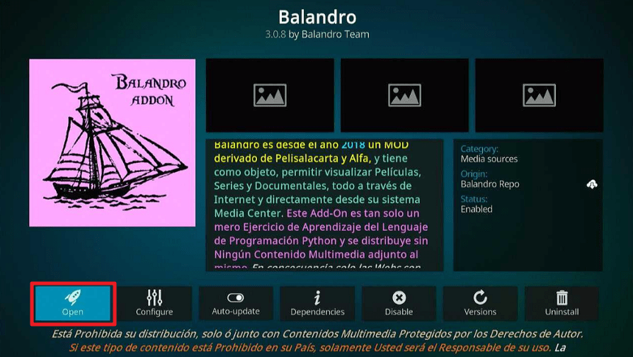 Balandro Kodi Addon