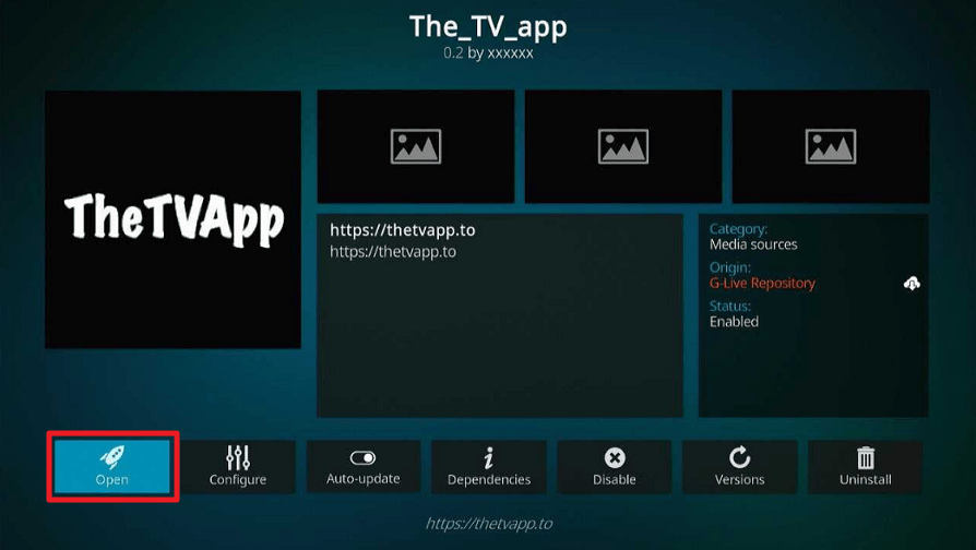 TheTVApp Kodi Addon