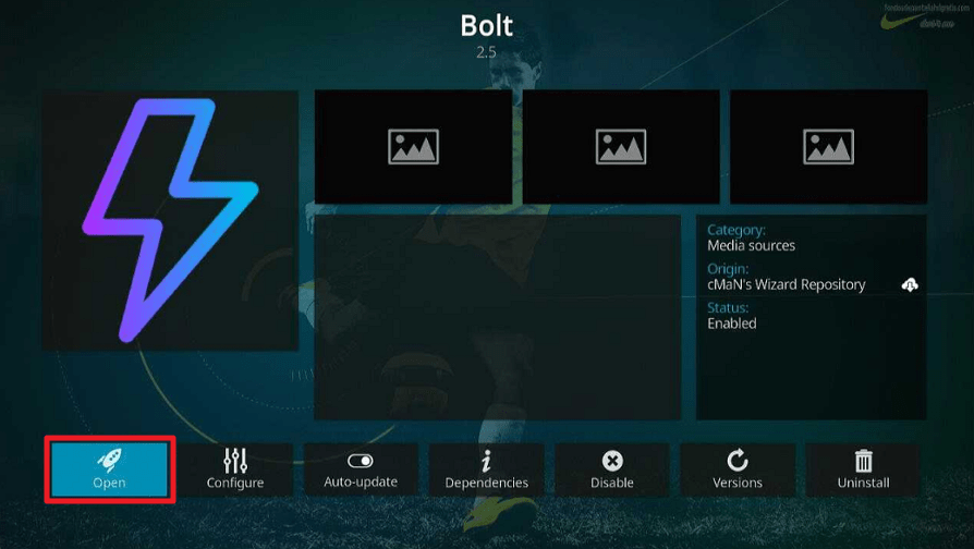 Bolt Kodi Addon