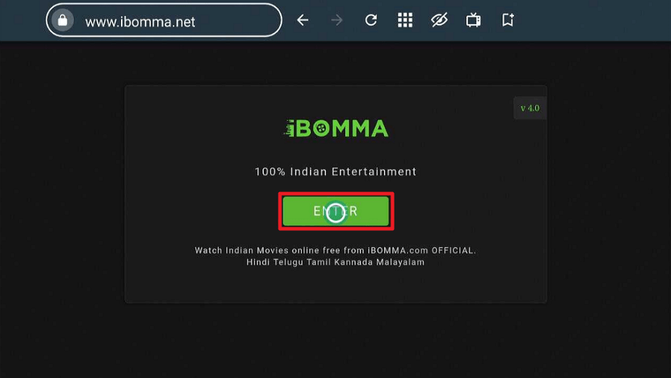 Stream iBomma Website on FireStick