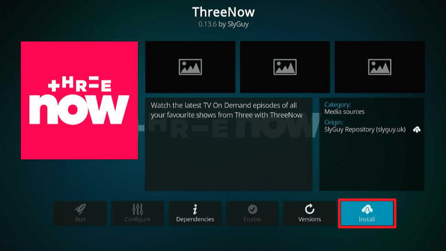 ThreeNow Kodi Addon 