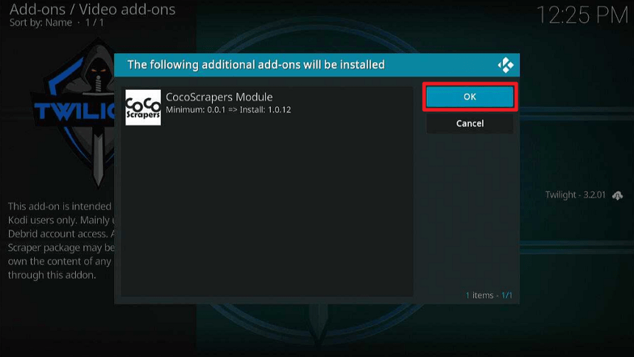 Twilight Kodi Addon