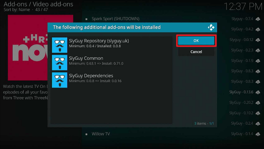 ThreeNow Kodi Addon 