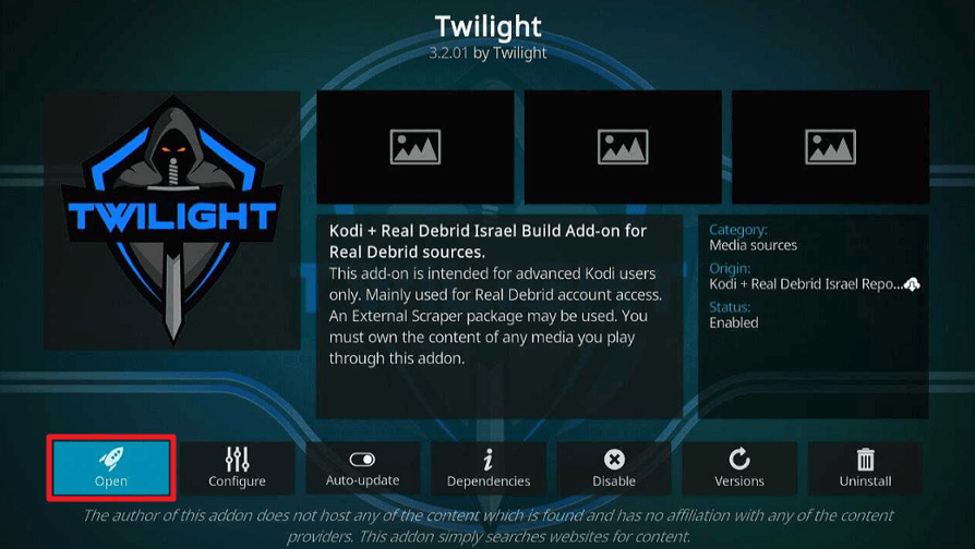 Twilight Kodi Addon