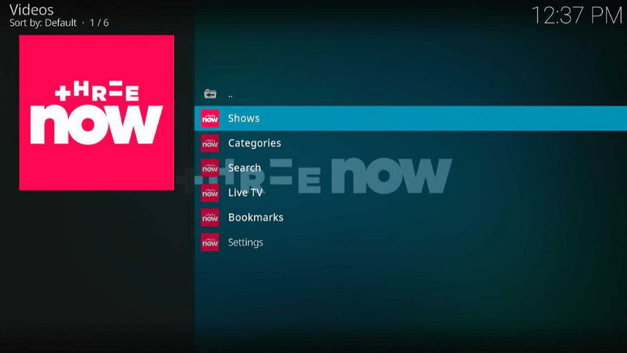 ThreeNow Kodi Addon 
