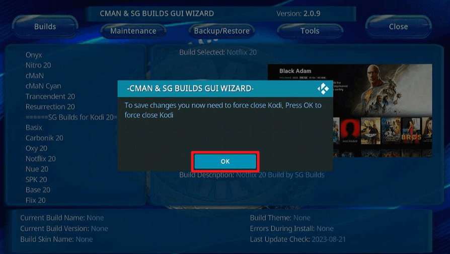 NotFlix Kodi Build on Firestick/Android