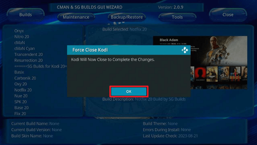 NotFlix Kodi Build on Firestick/Android