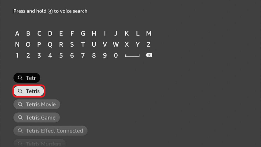Install Tetris on Firestick