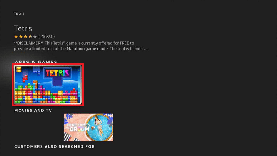 Install Tetris on Firestick