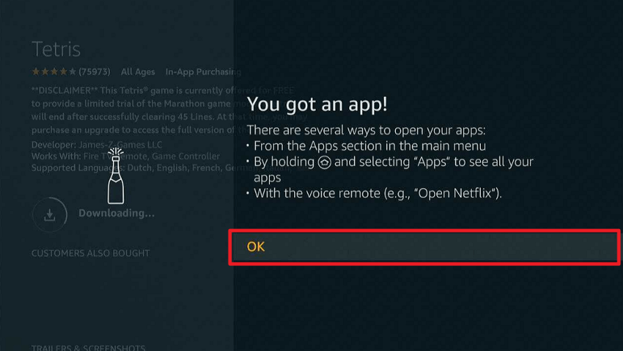 Install Tetris on Firestick