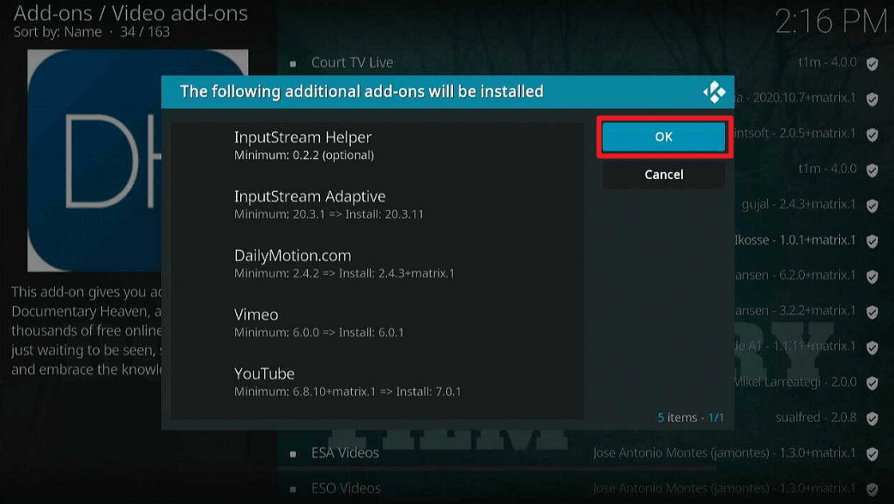 DocumentaryHeaven Kodi Addon
