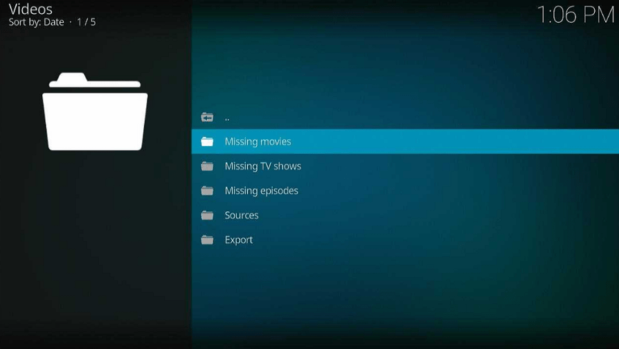 Missing Movies Kodi Addon