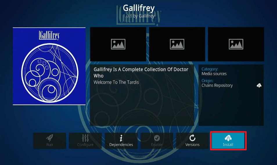 Gallifrey Kodi Addon