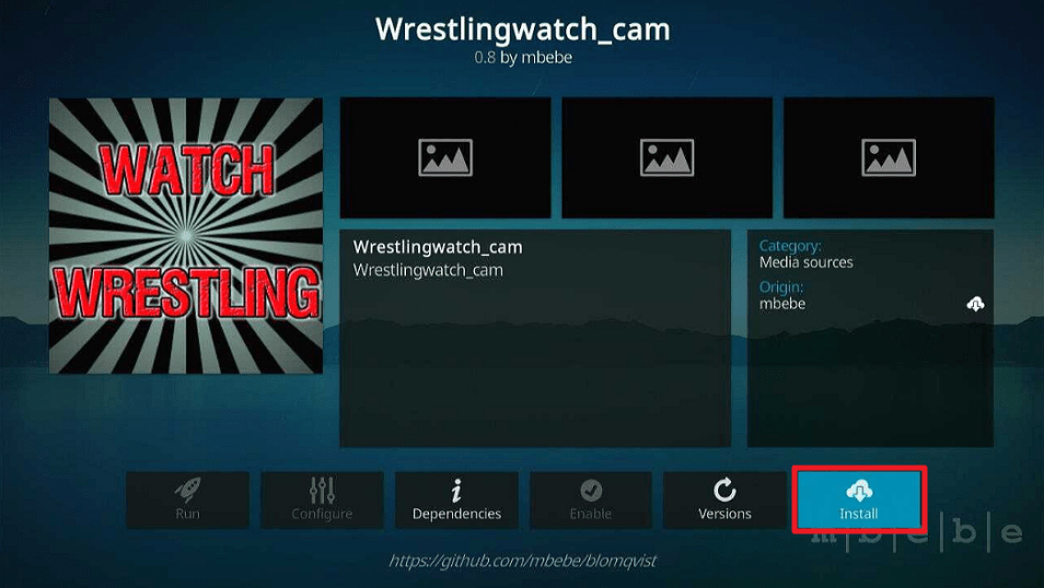 Watch Wrestling Kodi Addon