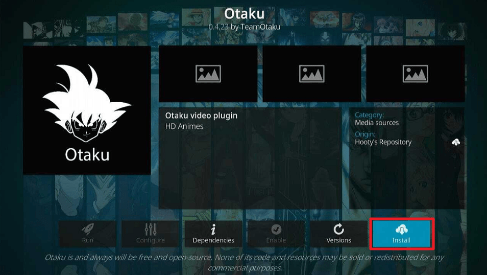 Otaku Kodi Addon