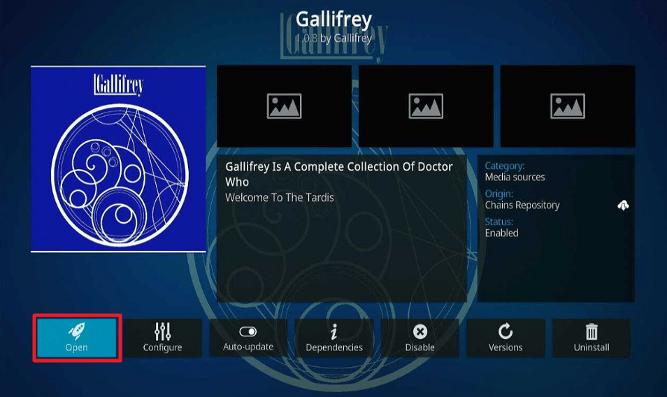 Gallifrey Kodi Addon