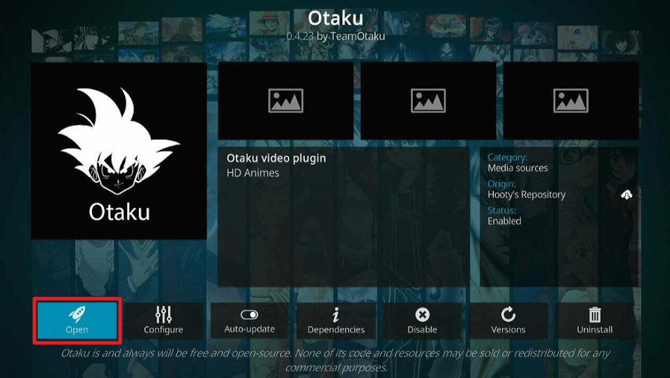 Otaku Kodi Addon