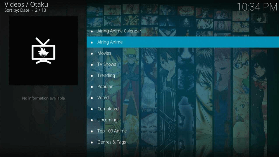 Otaku Kodi Addon
