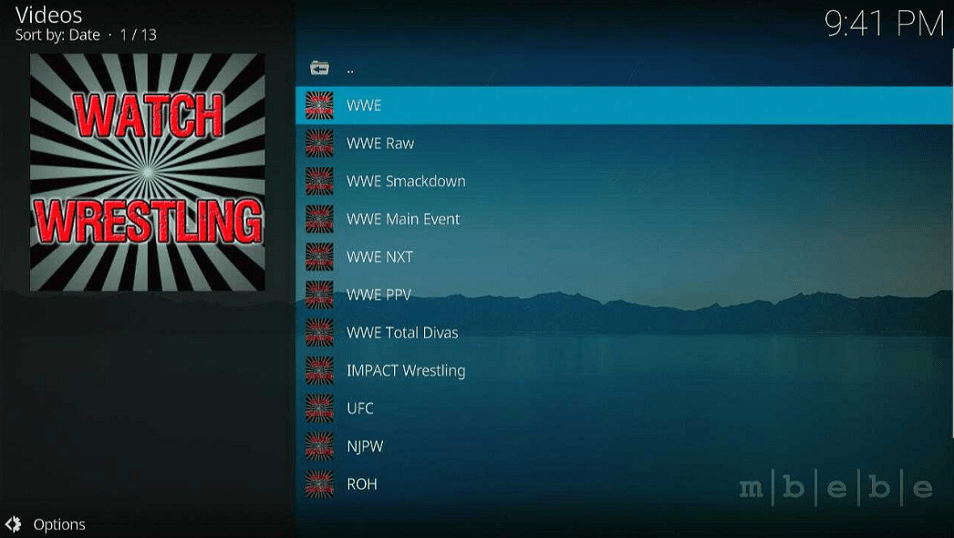 Watch Wrestling Kodi Addon