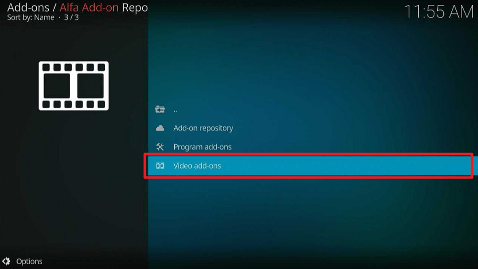 Alfa Kodi Addon
