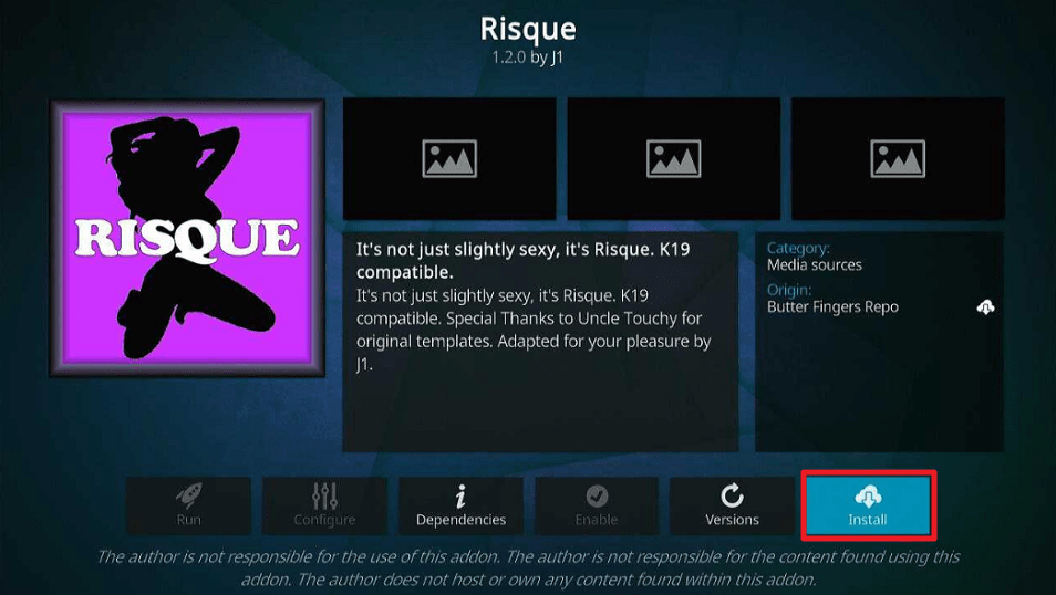 Risque Kodi Addon