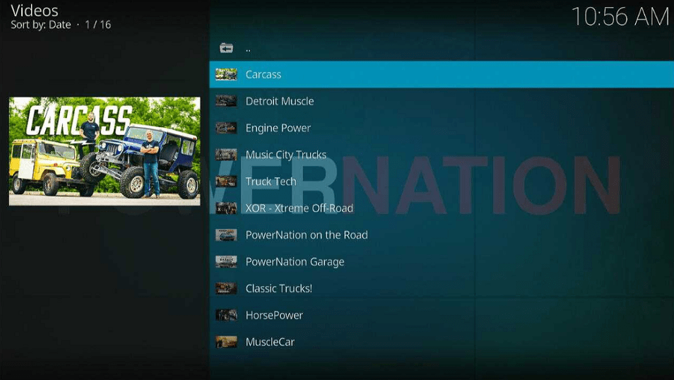 PowerNation TV Kodi Addon