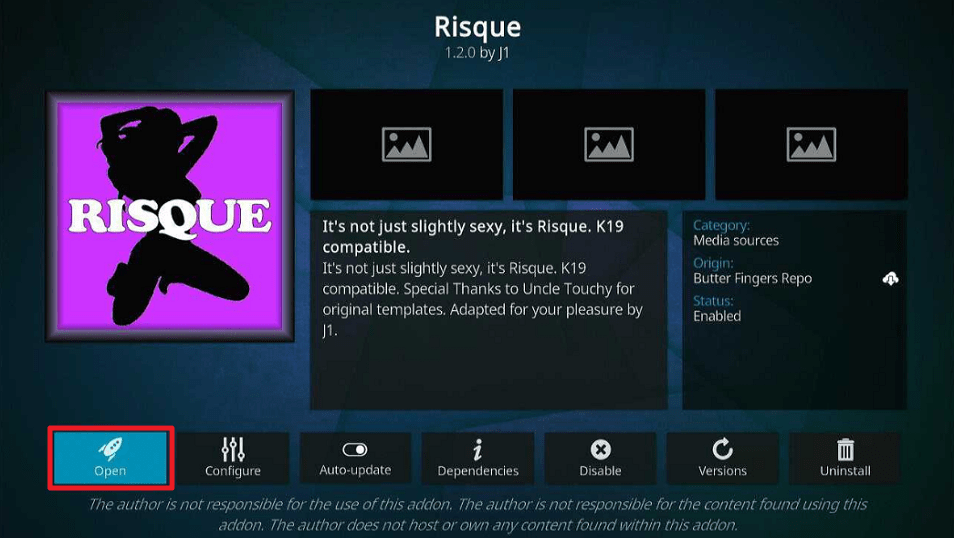 Risque Kodi Addon