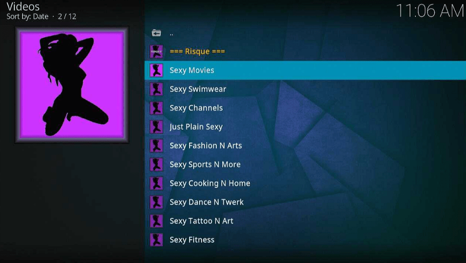 Risque Kodi Addon