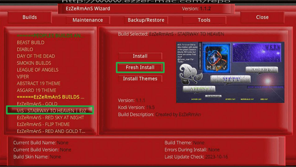 Stairway to Heaven Kodi Build
