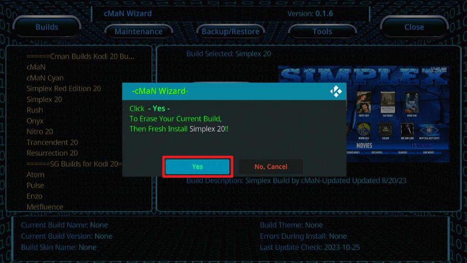 Simplex Kodi Build
