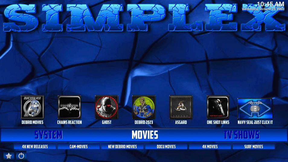 Simplex Kodi Build