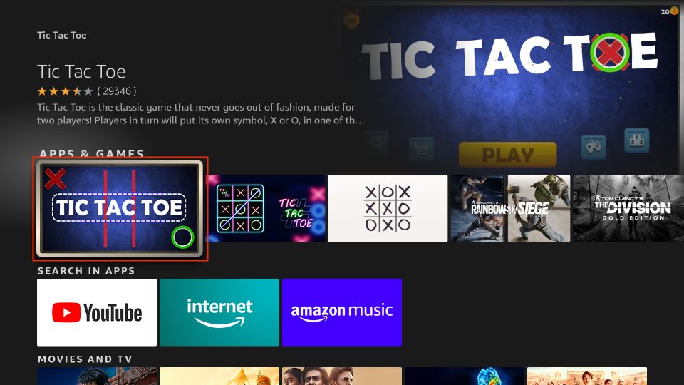 TIC TAC TOE